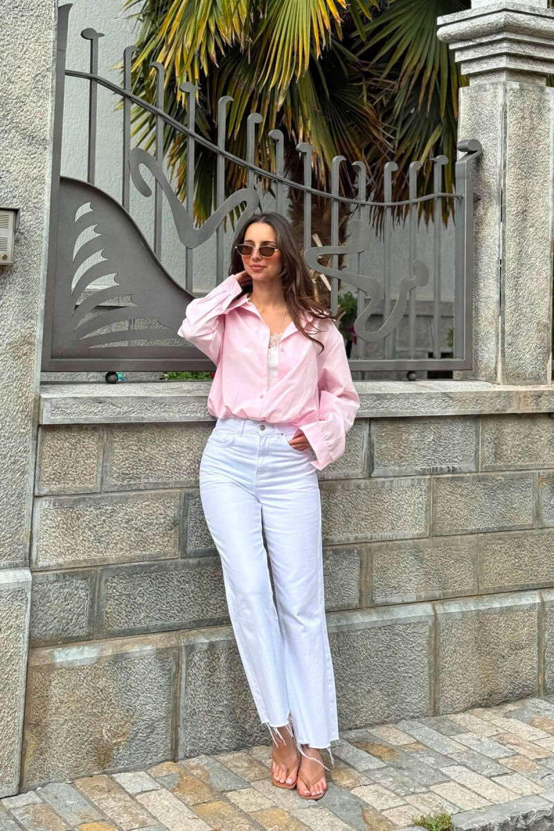 2 NË 1 KËMISHË+KANATIERE PËR FEMRA NË NGJYRËN BABY PINK - 5