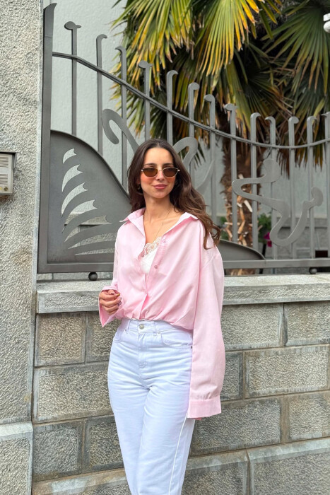 2 NË 1 KËMISHË+KANATIERE PËR FEMRA NË NGJYRËN BABY PINK - 7