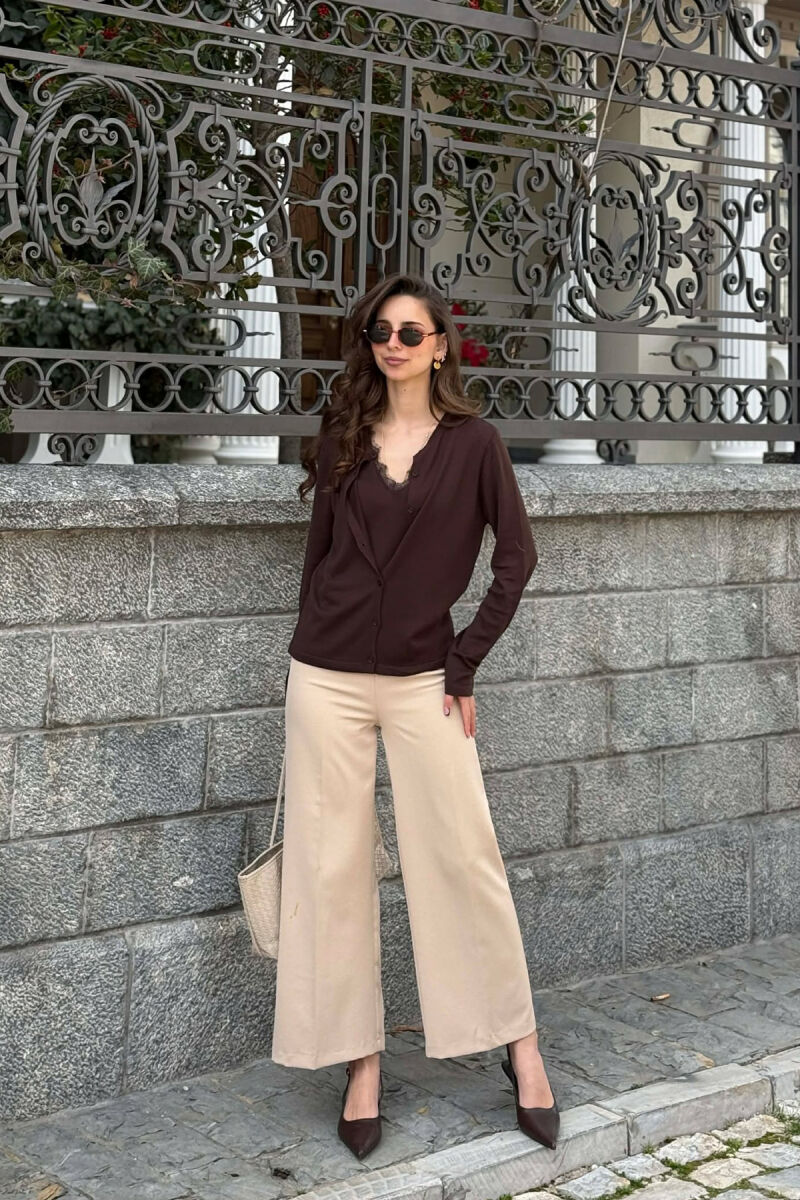 2 NE 1 PULOVER+KANATIERE PER FEMRA NE NGJYRE KAFE - 7