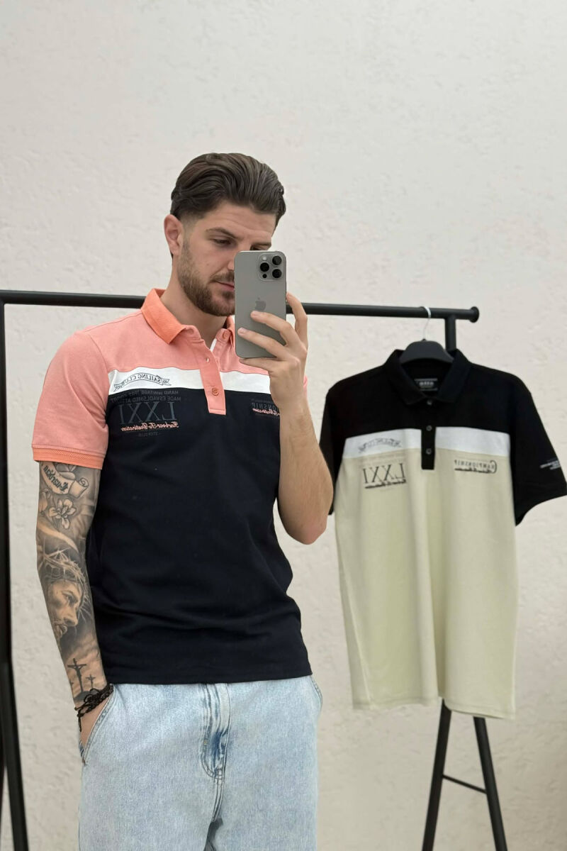 PACK OF 2 PIECES POLO NECK MEN T-SHIRTS MULTIPLE/SHNGJ - 6
