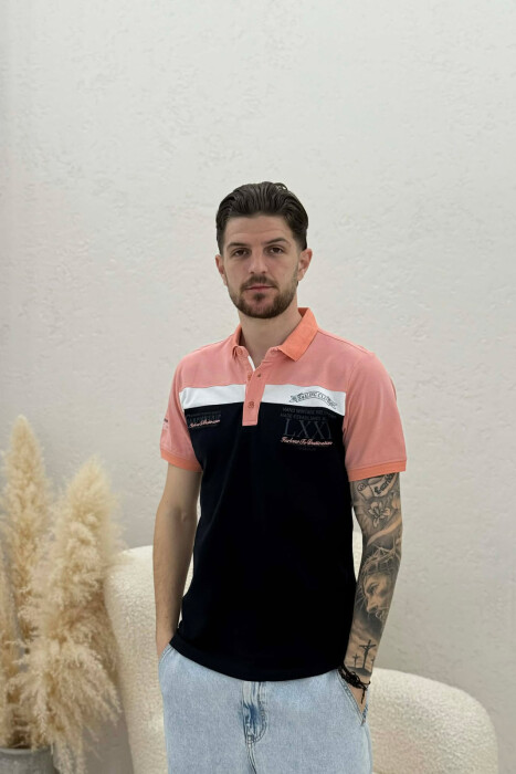 PACK OF 2 PIECES POLO NECK MEN T-SHIRTS MULTIPLE/SHNGJ - 8