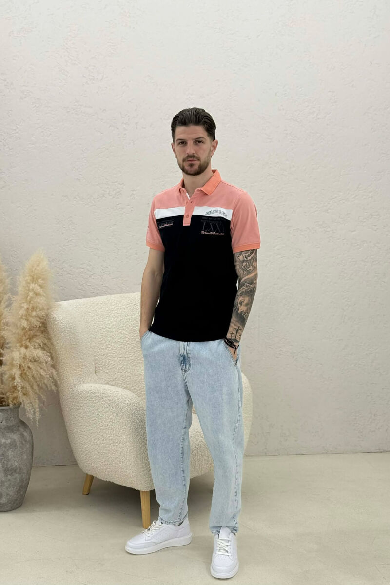 PACK OF 2 PIECES POLO NECK MEN T-SHIRTS MULTIPLE/SHNGJ - 11
