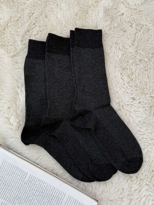 3 PAIR SIMPLE MEN SOCKS BLACK/ E ZEZE 