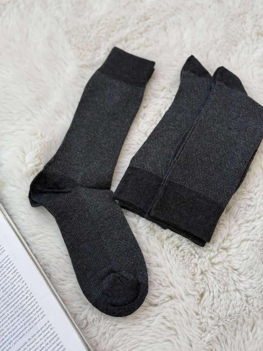 3 PAIR SIMPLE MEN SOCKS BLACK/ E ZEZE - 4