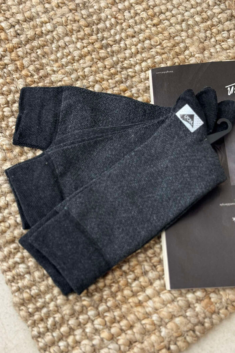 3 PAIR SIMPLE MEN SOCKS DARK GREY/GEE - 4