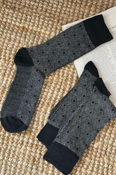 3 PAIR SIMPLE MEN SOCKS GREY/GRI 