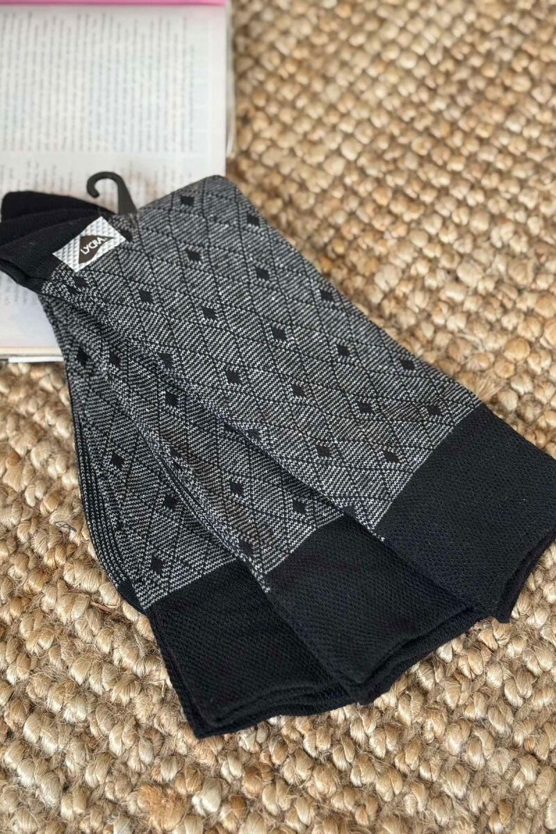 3 PAIR SIMPLE MEN SOCKS GREY/GRI - 3