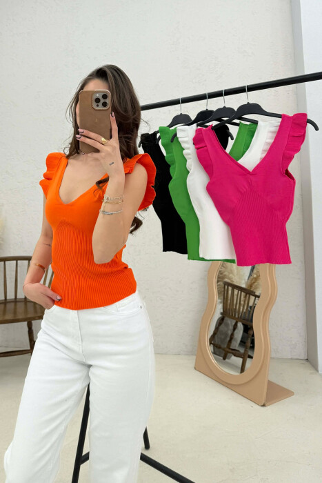 5 PIECE TASSEL WOMEN TANK TOPS MULTIPLE/SHNGJ - 3
