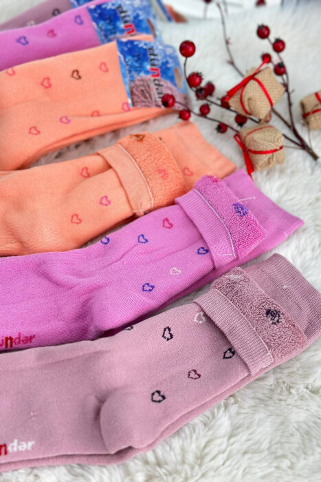 6 PAIR 3 DIFFERENT COLORS WOMAN CREW SOCKS MULTIPLE/SHNGJ - 3