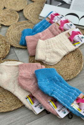 6 PAIR DIFFERENT COLORS WOMAN ANKLE SOCKS MULTIPLE/SHNGJ 