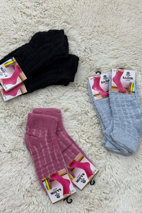 6 PAIR DIFFERENT COLORS WOMEN ANKLE SOCKS MULTIPLE/SHNGJ - 2