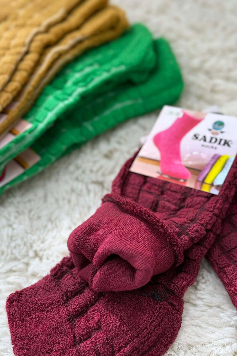 6 PAIR DIFFERENT COLORS WOMEN ANKLE SOCKS MULTIPLE/SHNGJ - 2