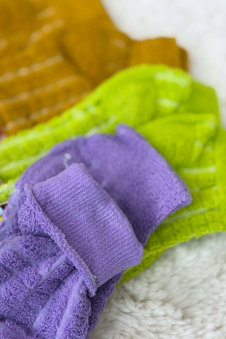 6 PAIR DIFFERENT COLORS WOMEN ANKLE SOCKS MULTIPLE/SHNGJ - 3