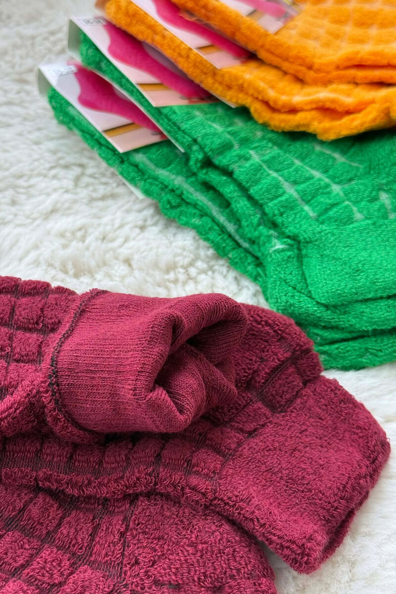 6 PAIR DIFFERENT COLORS WOMEN ANKLE SOCKS MULTIPLE/SHNGJ - 2