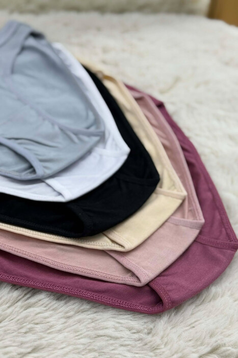 6 PAIR LITTLE WRITTINGS WOMEN BRIEFS MULTIPLE/SHNGJ - 5