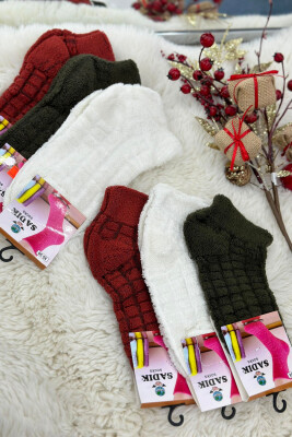 6 PAIR WOMAN ANKLE SOCKS MULTIPLE/SHNGJ 