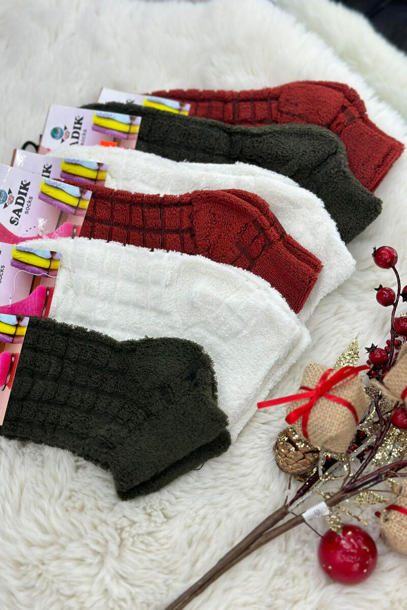 6 PAIR WOMAN ANKLE SOCKS MULTIPLE/SHNGJ - 2