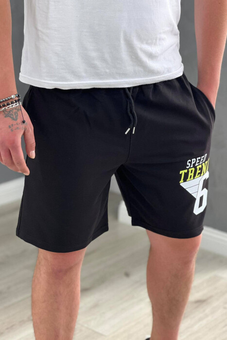 9 WRITINGS NEW MAN SHORTS BLACK/ E ZEZE - 2