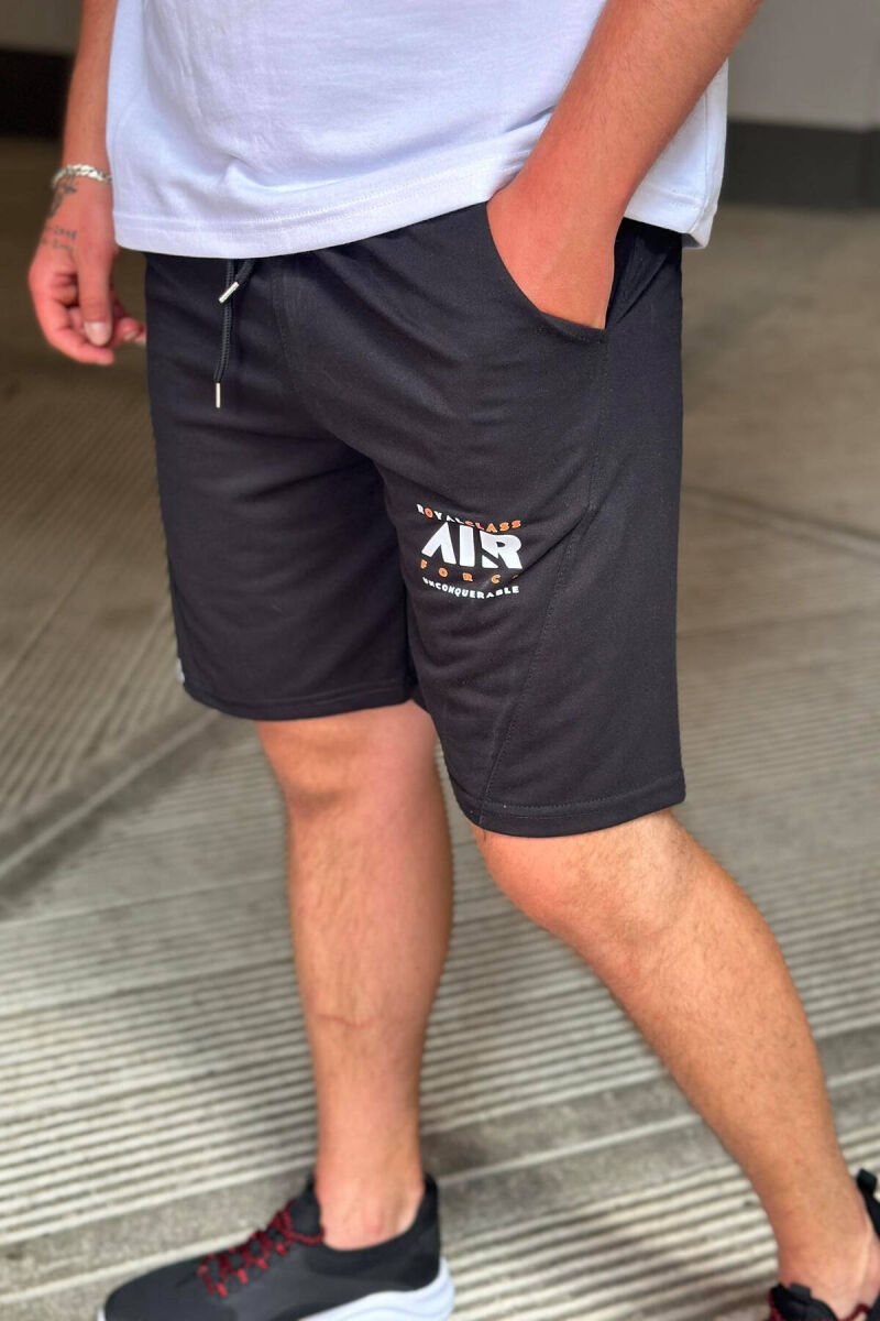AIR FORCE MEN SHORTS BLACK/ E ZEZE - 2
