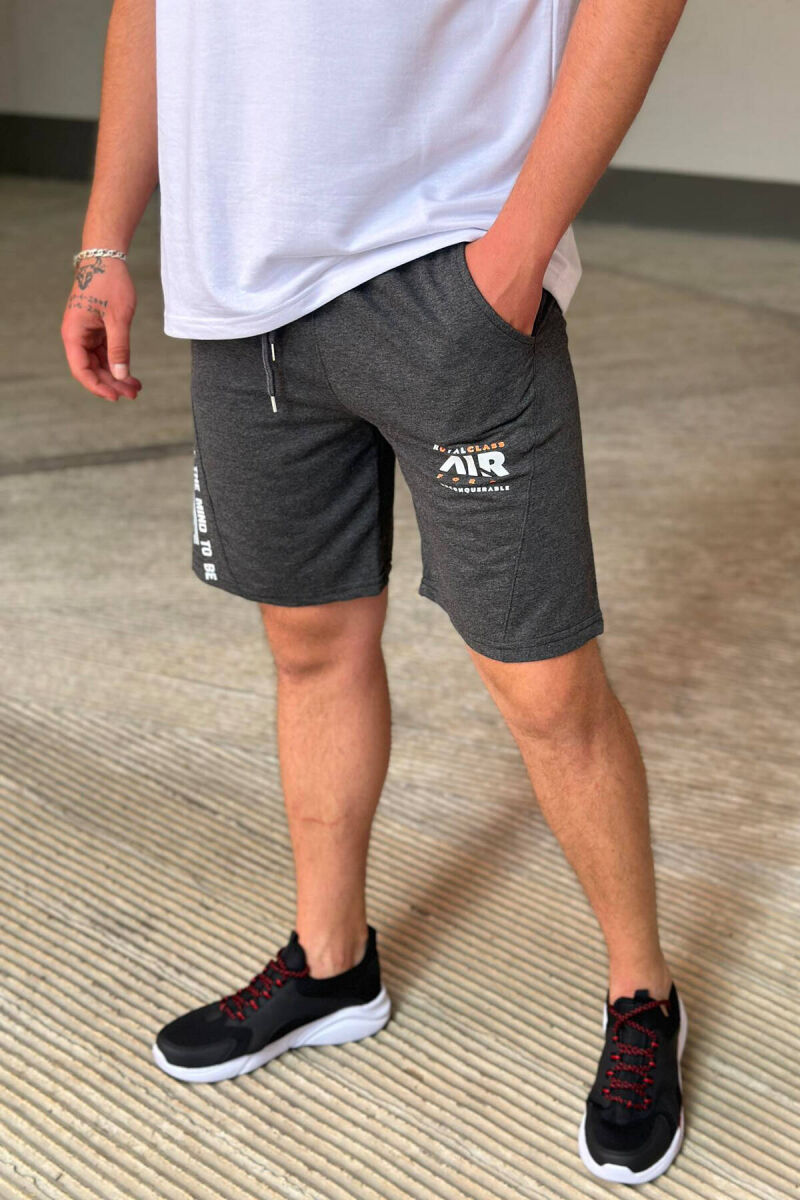 AIR FORCE MEN SHORTS DARK GREY/GEE - 1