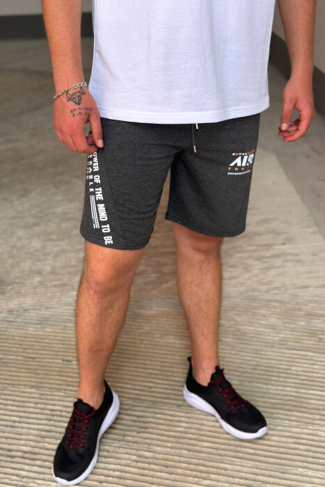 AIR FORCE MEN SHORTS DARK GREY/GEE - 2