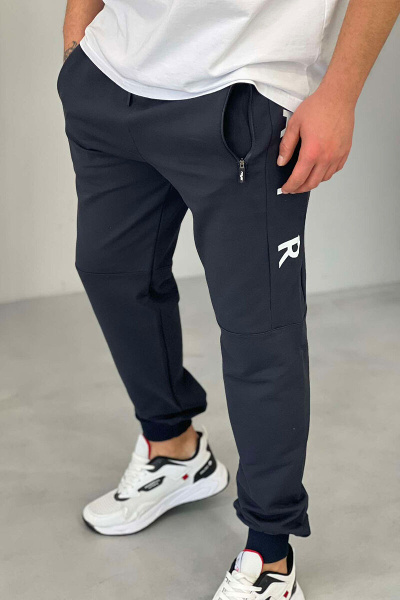 AIR WRITTING ONE COLOR MEN SWEATPANTS BLUE/BLU - 3