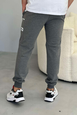 AIR WRITTING ONE COLOR MEN SWEATPANTS GREY/GRI - 3