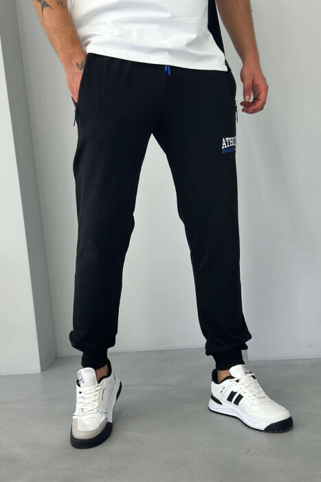 ATHLETIC MEN SWEATPANTS IN BLACK COLOR - 1