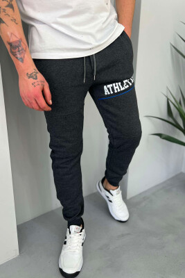 ATHLETICS FLUFFY MEN SWEATPANTS DARK GREY/GEE 