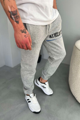 ATHLETICS FLUFFY MEN SWEATPANTS GREY/GRI 