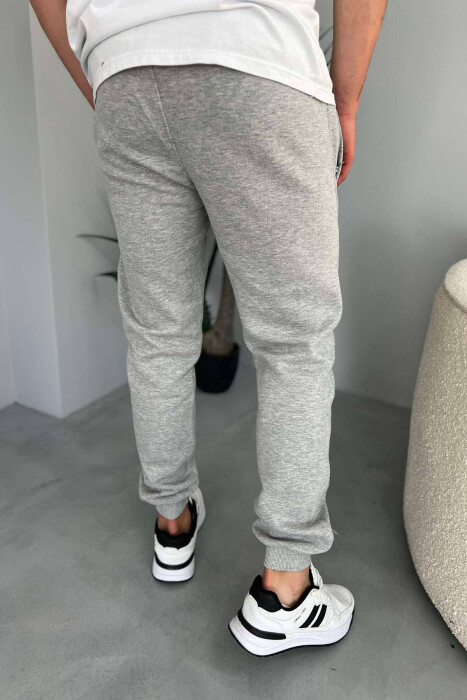 ATHLETICS FLUFFY MEN SWEATPANTS GREY/GRI - 3