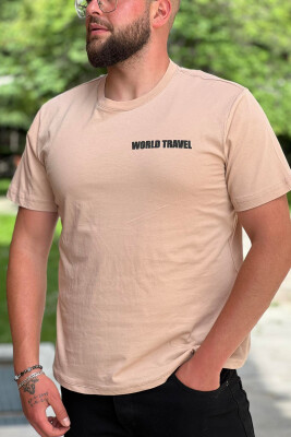 BACK DESIGN MEN T-SHIRT LIGHT BEIGE/BZHZB 