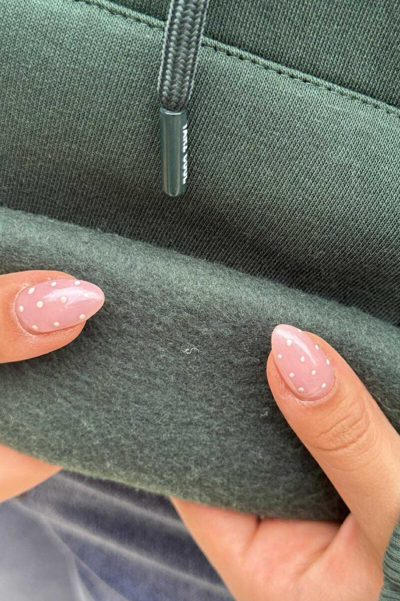 BACK IMAGE & WRITTINGS FLUFFY WOMEN HOODIE GREEN/JESHILE - 5