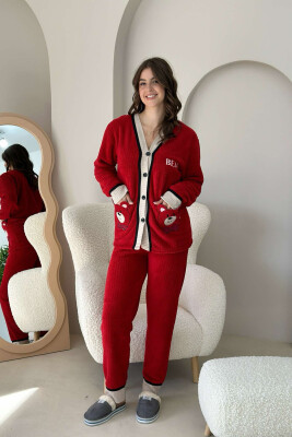 BEAR LOGO WOMEN PYJAMAS RED/E KUQE 