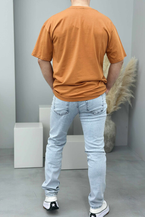 BELIEVE IN YOURSELF WRITTING MEN T-SHIRT BRICK/TULLE - 3