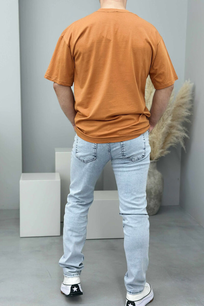 BELIEVE IN YOURSELF WRITTING MEN T-SHIRT BRICK/TULLE - 3