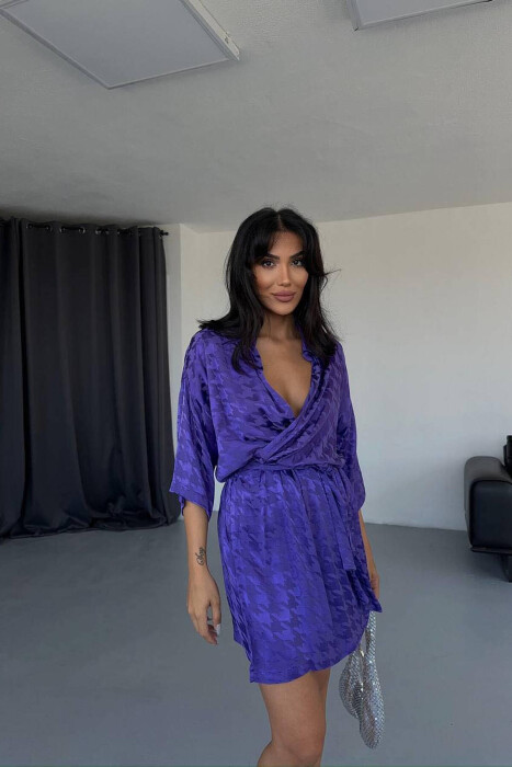 BELST WOMAN DRESS PURPLE/LEJLA - KLAUDIO FASHION