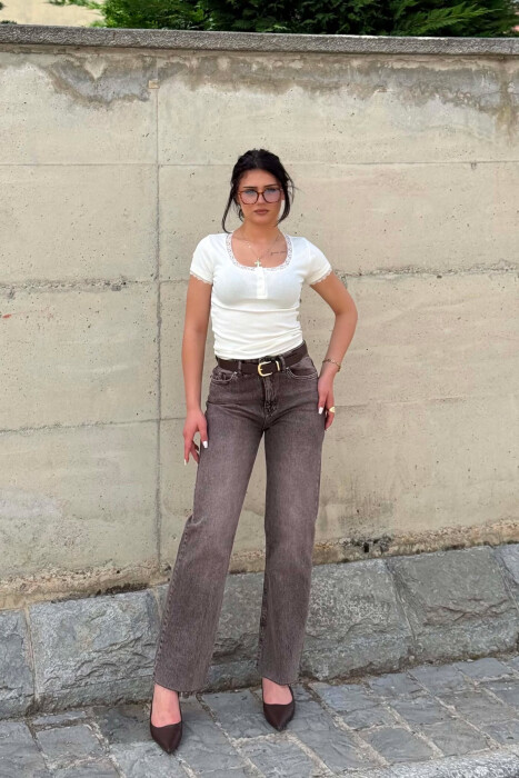 XHINSE PER FEMRA NE NGJYRE KAFE - KLAUDIO FASHION