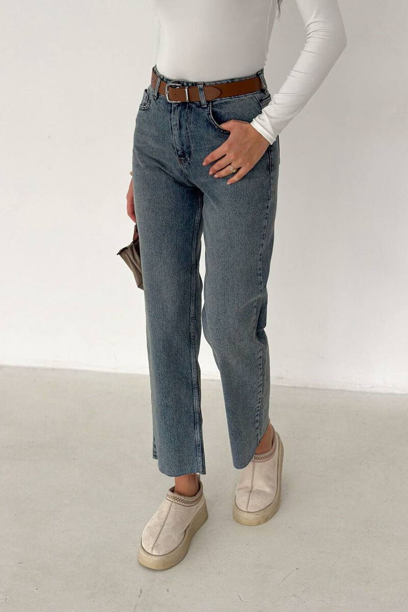 BELT DETAIL ONE COLOR WOMAN JEANS LIGHTBLUE/BZ - 3