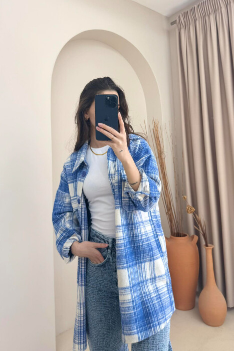 BELT DETAIL WOMEN SHIRT LIGHTBLUE/BZ - 6