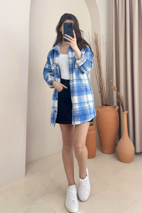 BELT DETAIL WOMEN SHIRT LIGHTBLUE/BZ - 7