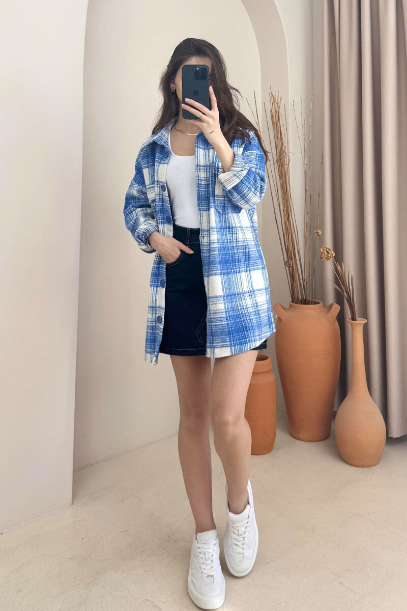 BELT DETAIL WOMEN SHIRT LIGHTBLUE/BZ - 7