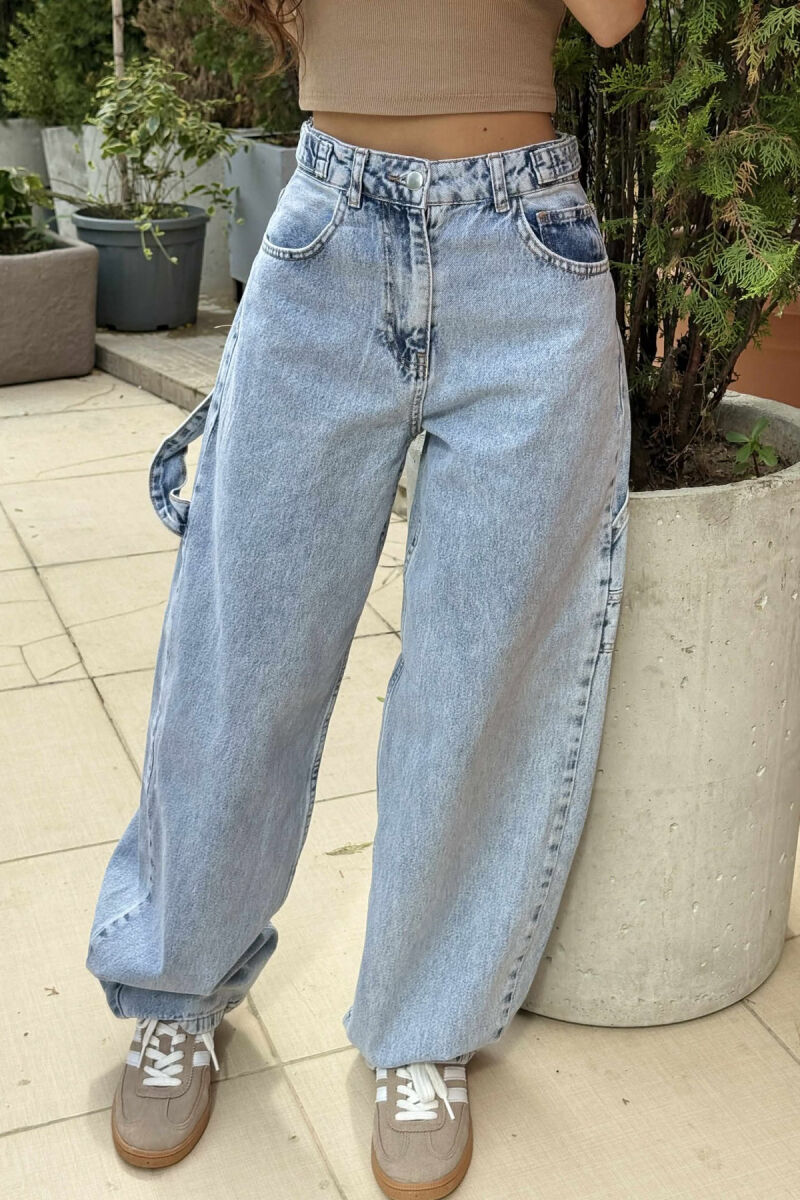 BELTS DETAIL WOMEN JEANS LIGHTBLUE/BZ - 3