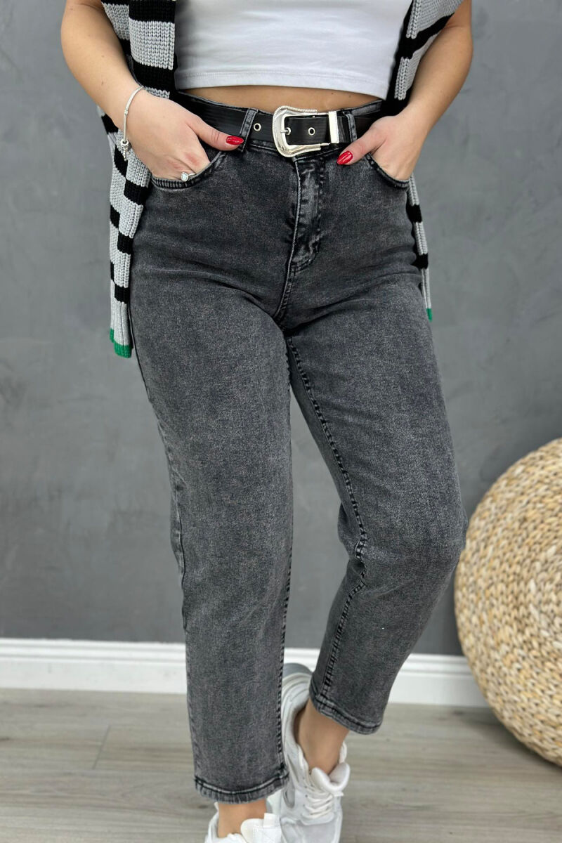 BELT SIMPLE WOMAN JEANS GREY/GRI - 1