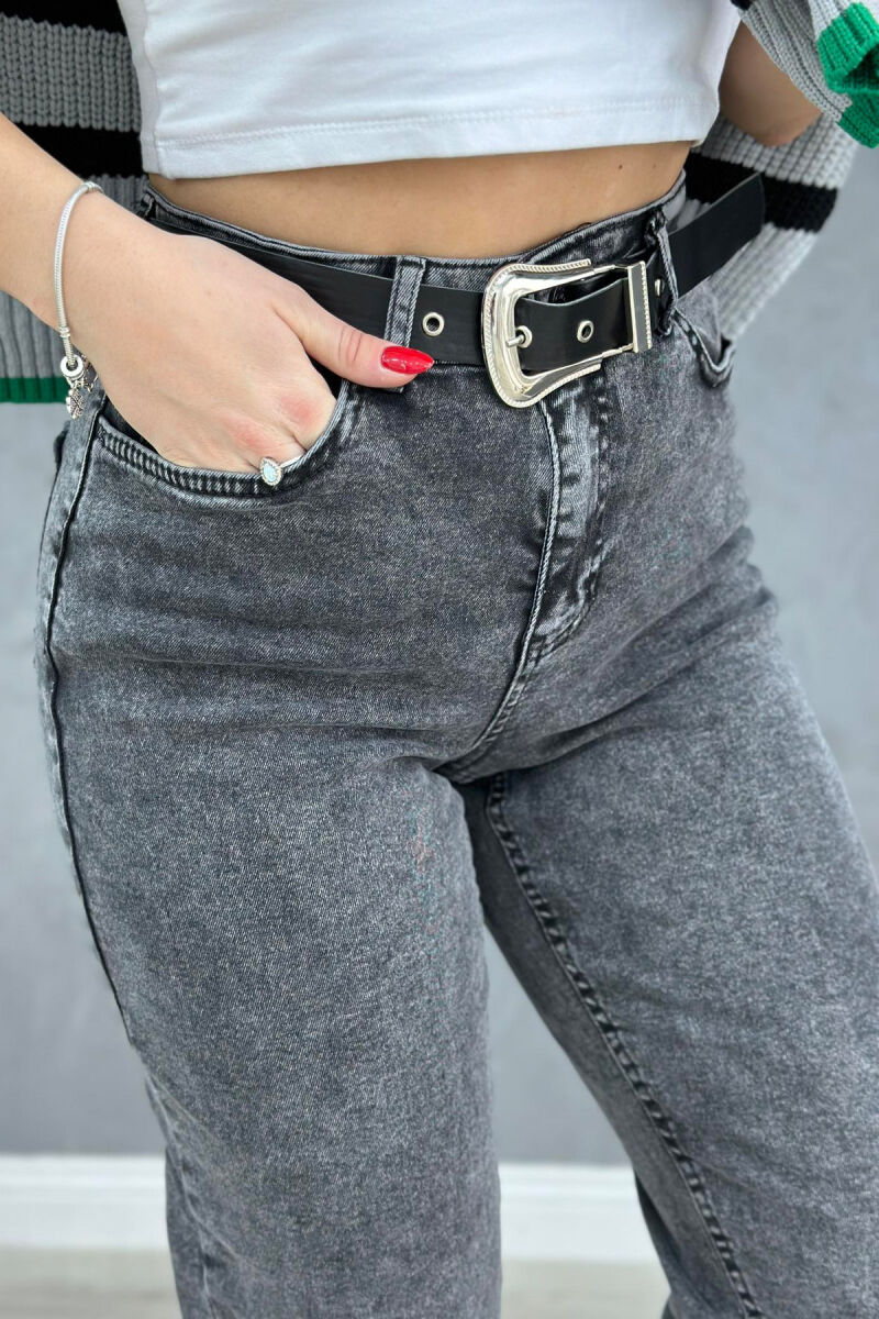 BELT SIMPLE WOMAN JEANS GREY/GRI - 4