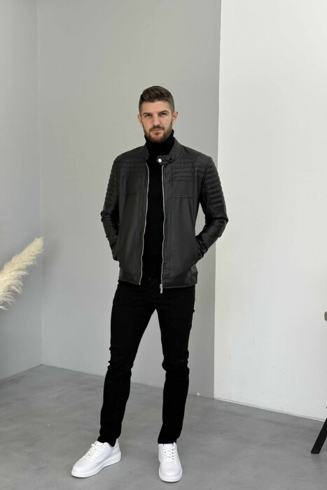 XHAKETE E THJESHTE MOTORRISTI ME ZINXHIR PER MESHKUJ NE NGJYRE TE ZEZE - KLAUDIO FASHION