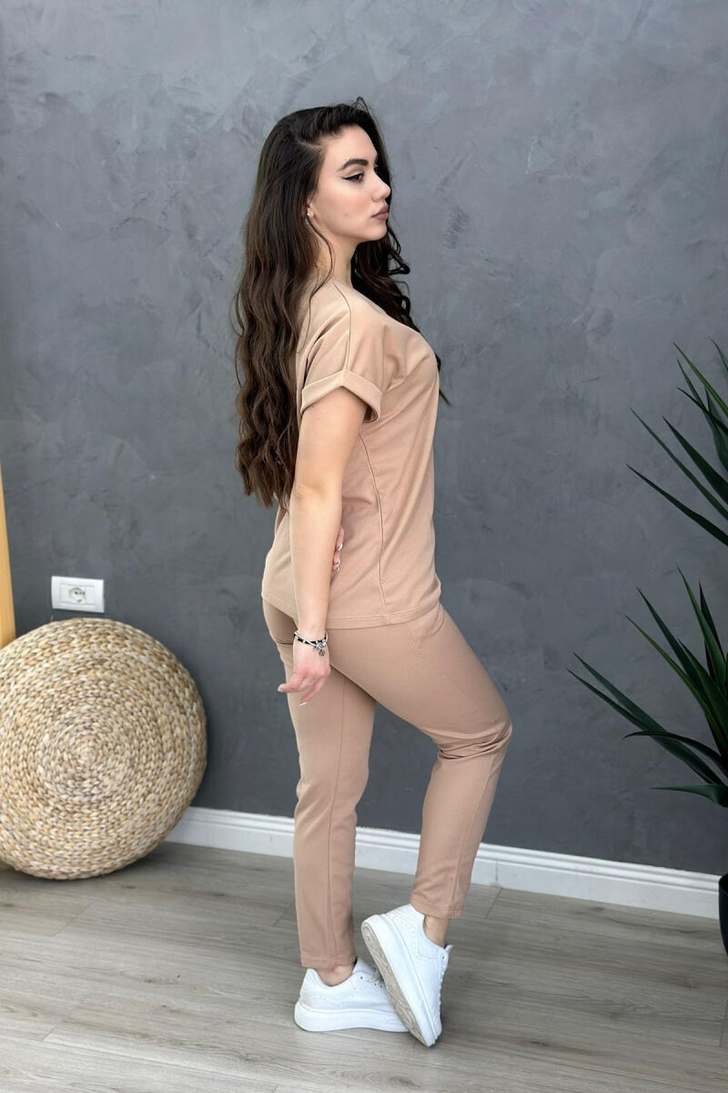 BLOUSE+TROUSERS WOMAN SET BEIGE/BEZHE - 2