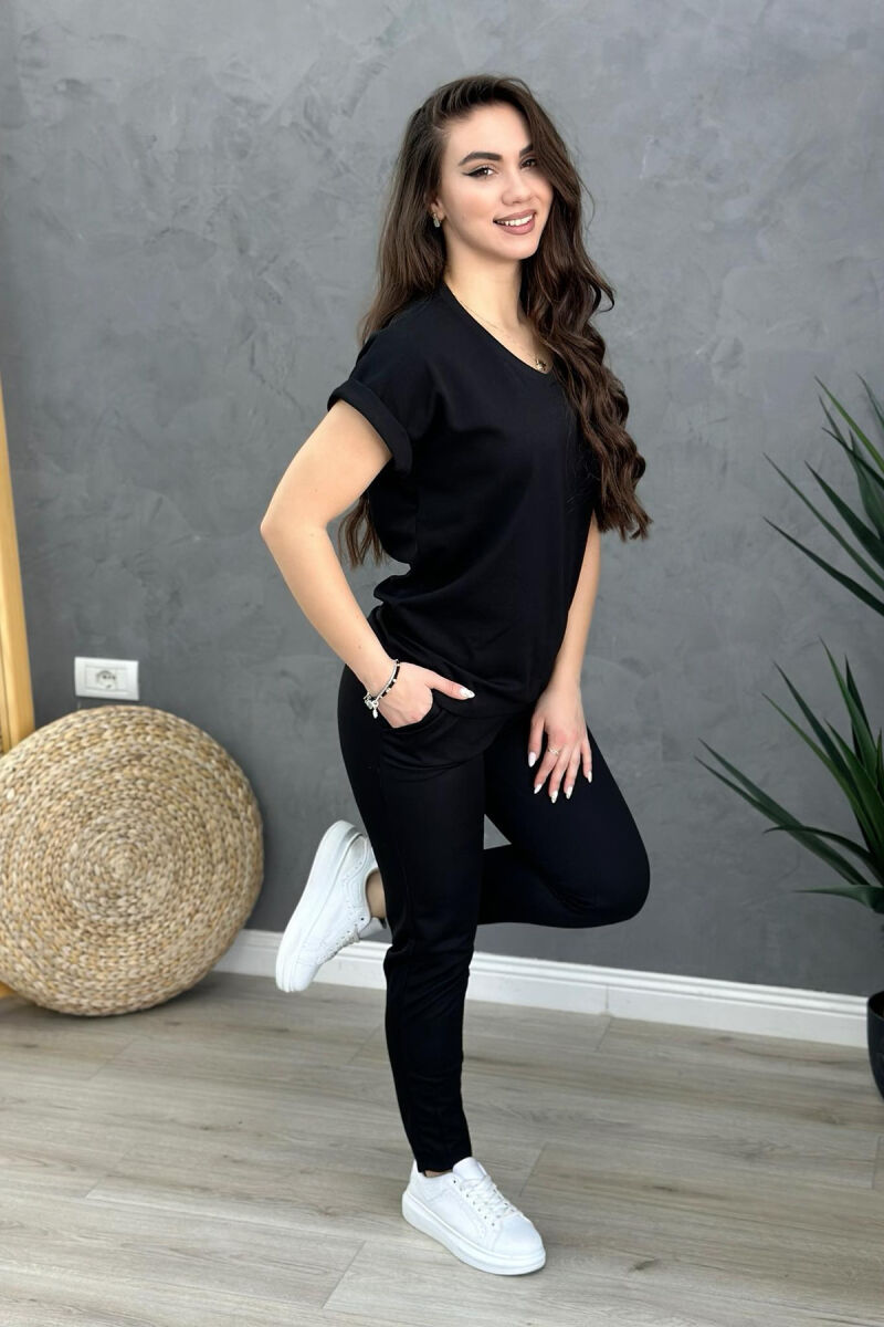 BLOUSE+TROUSERS WOMAN SET BLACK/ E ZEZE - 1