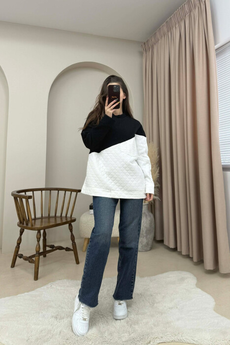 BLUZE E THJESHTE NJE NGJYRESHE ME JAKE TE RRUMBULLAKET PER FEMRA NE NGJYRE TE ZEZE - 4