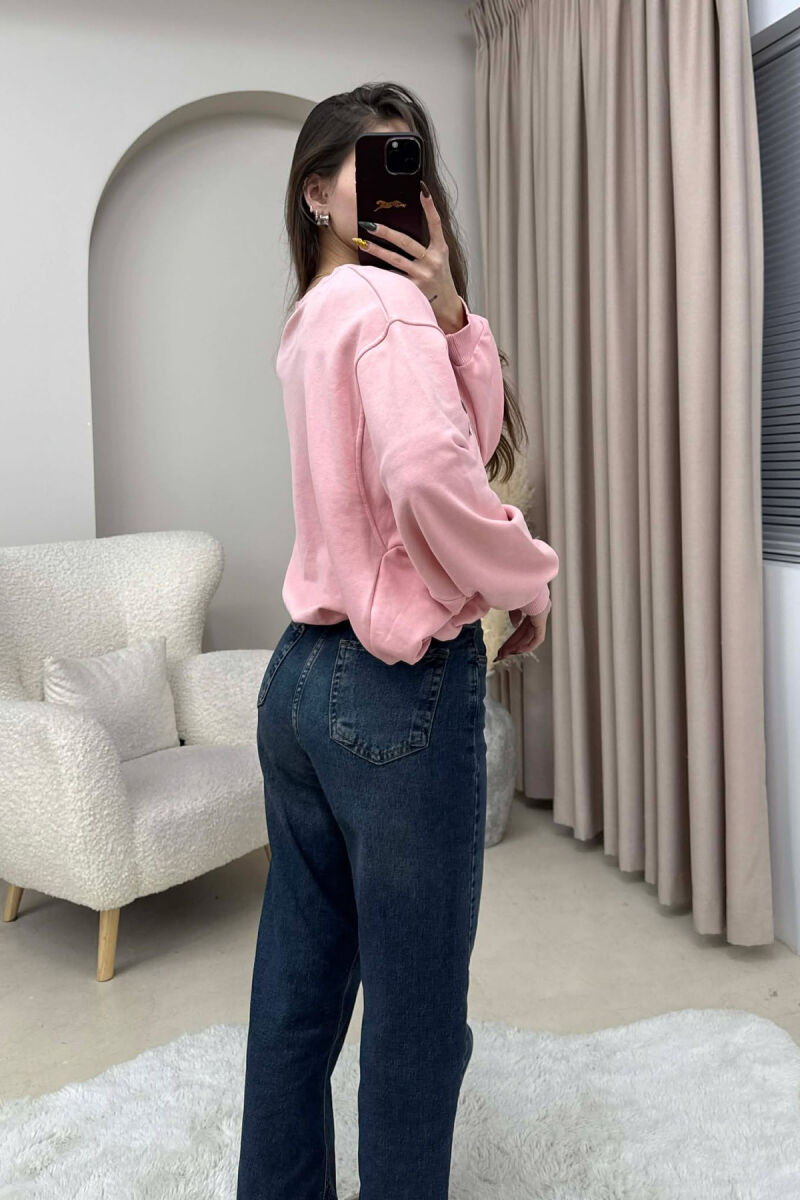 BLUZE ME SHKRIM LOS ANGELOS NE PJESEN PARA PER FEMRA NE NGJYRE PUDER - 3